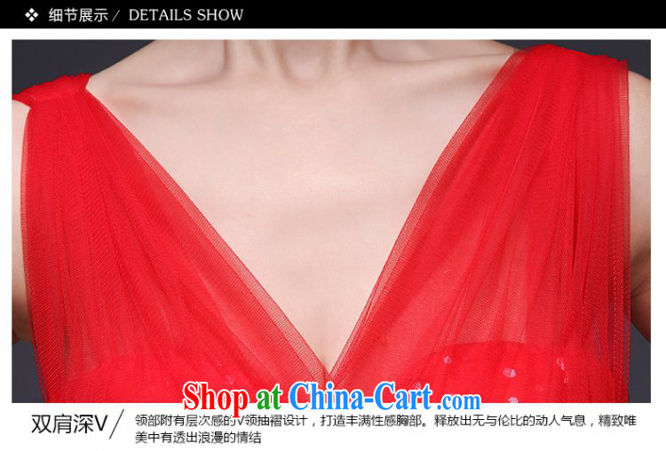 Ting Beverly bridesmaid dresses new 2015 spring bridal wedding dress beauty and stylish double-shoulder bows clothing red girl summer short dress dresses red XXL pictures, price, brand platters! Elections are good character, the national distribution, so why buy now enjoy more preferential! Health