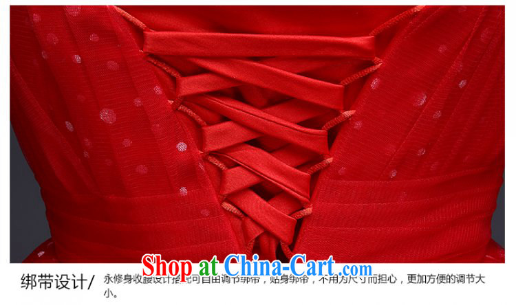 Ting Beverly bridesmaid dresses new 2015 spring bridal wedding dress beauty and stylish double-shoulder bows clothing red girl summer short dress dresses red XXL pictures, price, brand platters! Elections are good character, the national distribution, so why buy now enjoy more preferential! Health