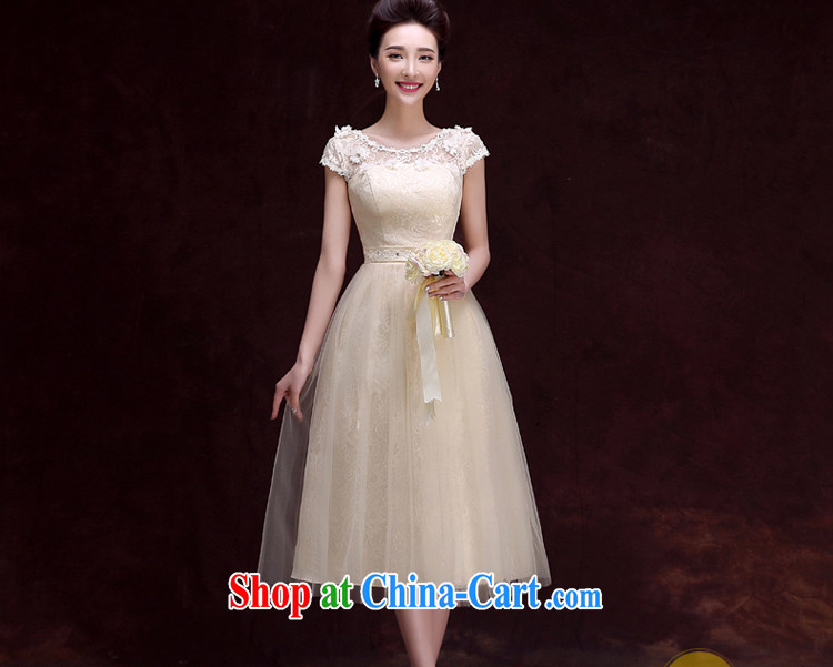 A good service is 2015 new bridesmaid clothing spring and summer champagne color, long, small dress bridesmaid's sister dress dress 607 - shoulders the champagne color, long bridesmaid clothing M pictures, price, brand platters! Elections are good character, the national distribution, so why buy now enjoy more preferential! Health