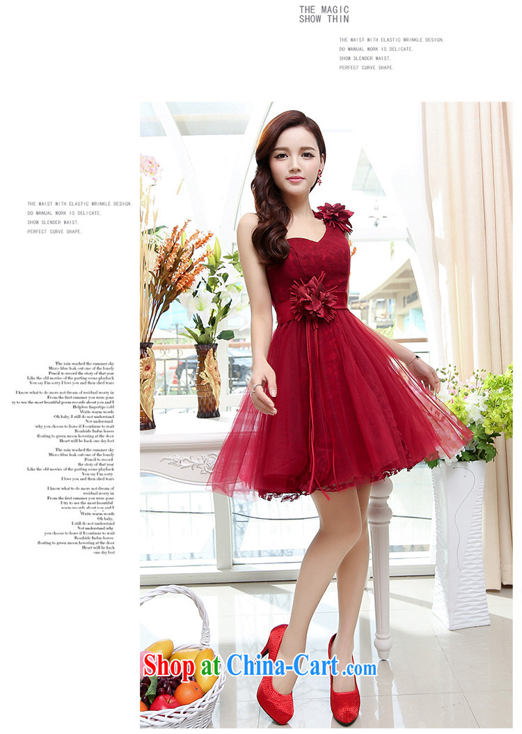 to the new female dress shaggy Web yarn short skirts wedding bridal toast dress sister bridesmaid dress at annual meeting 1565 skirt purple S pictures, price, brand platters! Elections are good character, the national distribution, so why buy now enjoy more preferential! Health