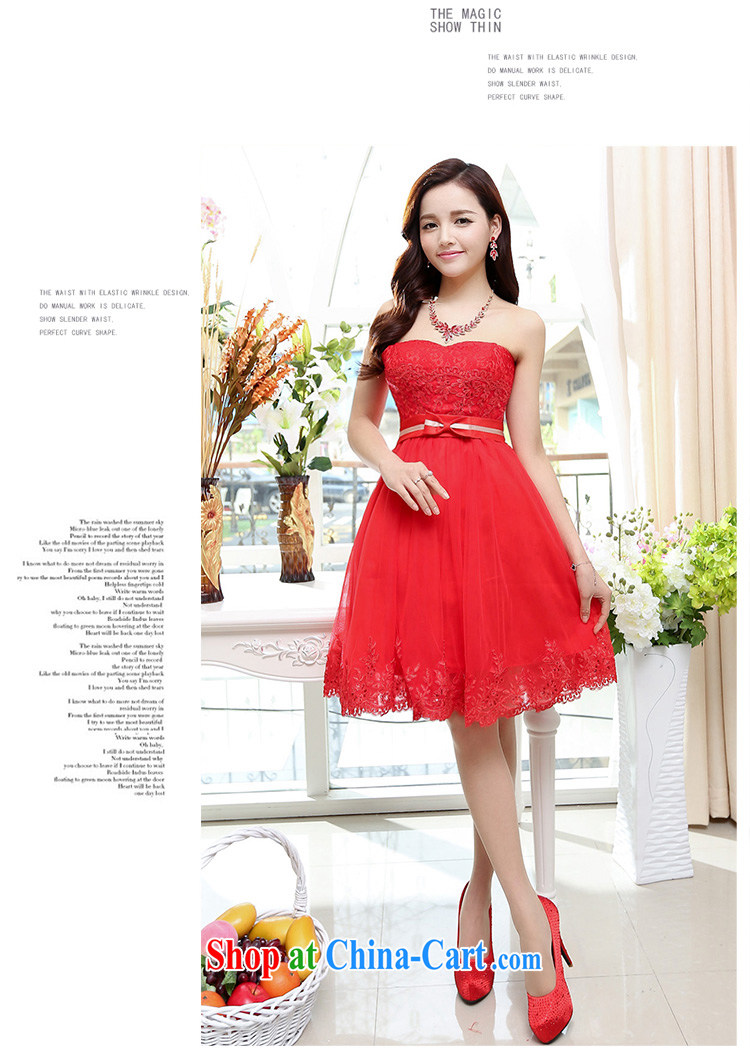 The world's new women with short, Shaggy Web yarn short skirts wedding bridal toast dress sister bridesmaid dress at annual meeting 1563 skirt apricot S pictures, price, brand platters! Elections are good character, the national distribution, so why buy now enjoy more preferential! Health