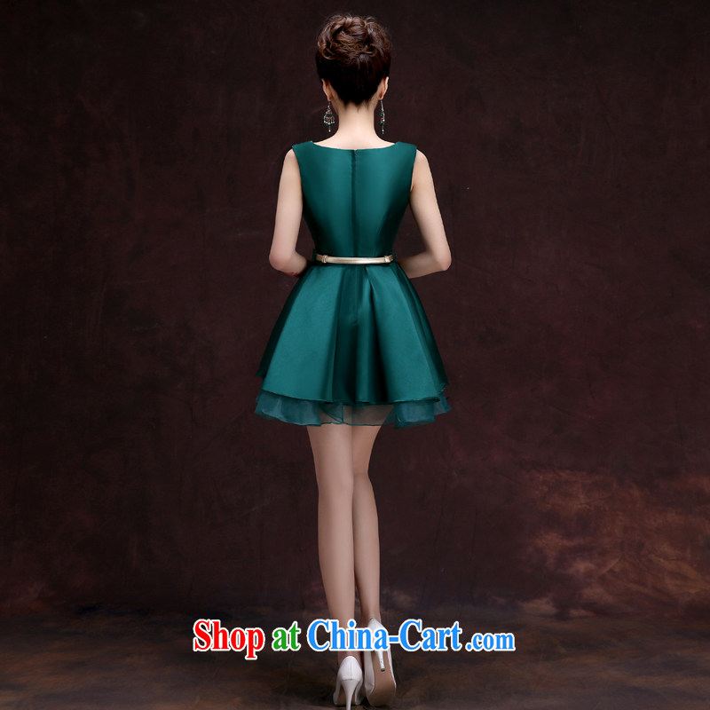 Service was good in spring 2015 new Korean version short wedding dresses small skirt dresses summer bridesmaid clothing sister mission green M, good service, and, shopping on the Internet
