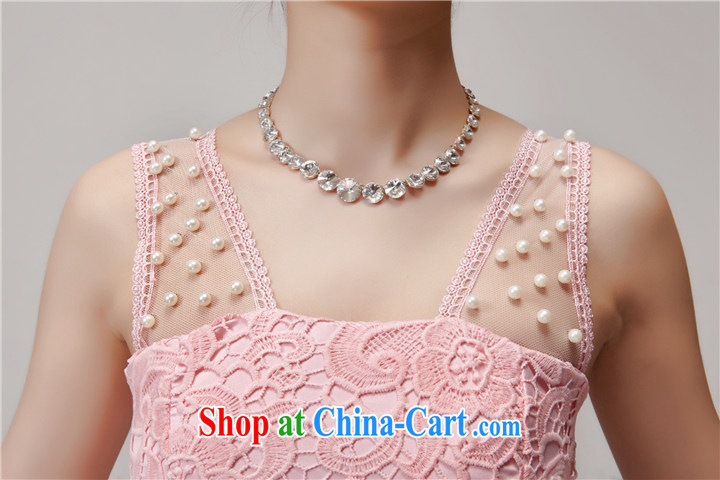 FIGS summer 2015 new lace hook take staples aura Pearl nets elastic waist bridesmaid dress snow woven skirt dresses girls summer white pink L pictures, price, brand platters! Elections are good character, the national distribution, so why buy now enjoy more preferential! Health