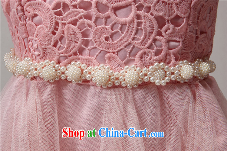 FIGS summer 2015 new lace hook take staples aura Pearl nets elastic waist bridesmaid dress snow woven skirt dresses girls summer white pink L pictures, price, brand platters! Elections are good character, the national distribution, so why buy now enjoy more preferential! Health