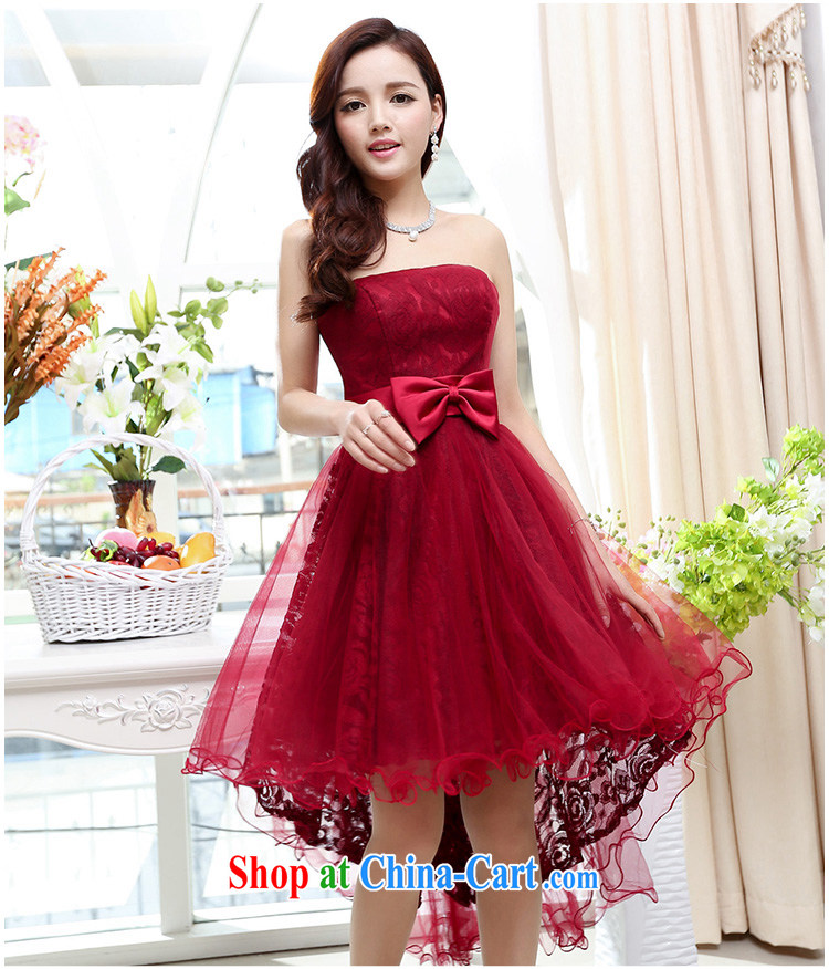 Cover Story 2015 new erase chest dovetail the waist beauty marriage small dress bride with bridal toast the wedding dresses red XL pictures, price, brand platters! Elections are good character, the national distribution, so why buy now enjoy more preferential! Health