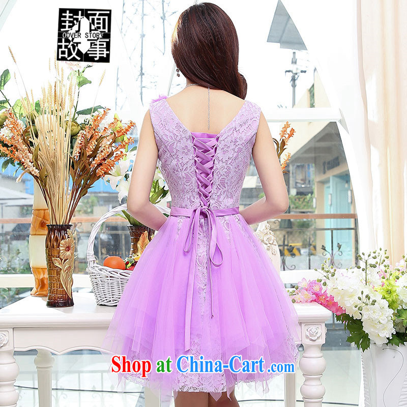 Cover Story 2015 new three-dimensional flowers the lumbar shaggy short skirts, dresses The Bride With wedding dresses red XL, the cover story (cover story), online shopping