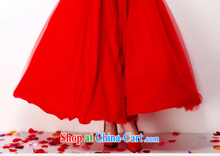 Lint-free cloth, the red embroidered dresses 2015 retro lace red petticoat bridal 9M large long skirt dress 7072 red XL pictures, price, brand platters! Elections are good character, the national distribution, so why buy now enjoy more preferential! Health