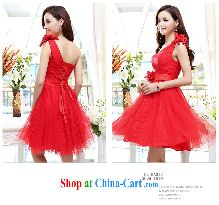 Cover Story 2015 summer new stylish sexy bare chest shaggy dress bridal bridesmaid dresses the bride with wedding dress wine red XL pictures, price, brand platters! Elections are good character, the national distribution, so why buy now enjoy more preferential! Health