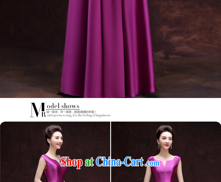 A good service is a 2015 banquet moderator Evening Dress new spring and summer long, sister's bridesmaid dress uniform girls purple 2 XL pictures, price, brand platters! Elections are good character, the national distribution, so why buy now enjoy more preferential! Health