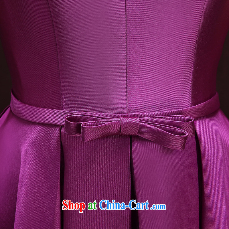 A good service is a 2015 banquet moderator Evening Dress new spring and summer with long, sister's bridesmaid dress uniform girls purple 2 XL, good service, and shopping on the Internet