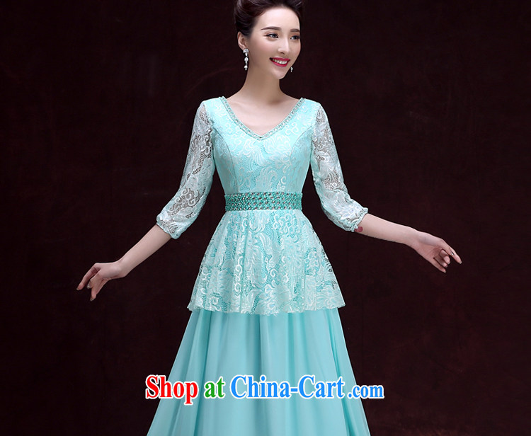 A good service is 2015 new dress sister's bridesmaid dress, banquet dress long moderator dress Ice Blue 2XL pictures, price, brand platters! Elections are good character, the national distribution, so why buy now enjoy more preferential! Health