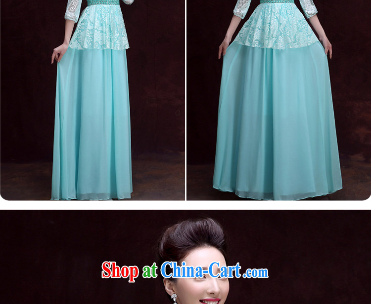 A good service is 2015 new dress sister's bridesmaid dress, banquet dress long moderator dress Ice Blue 2XL pictures, price, brand platters! Elections are good character, the national distribution, so why buy now enjoy more preferential! Health