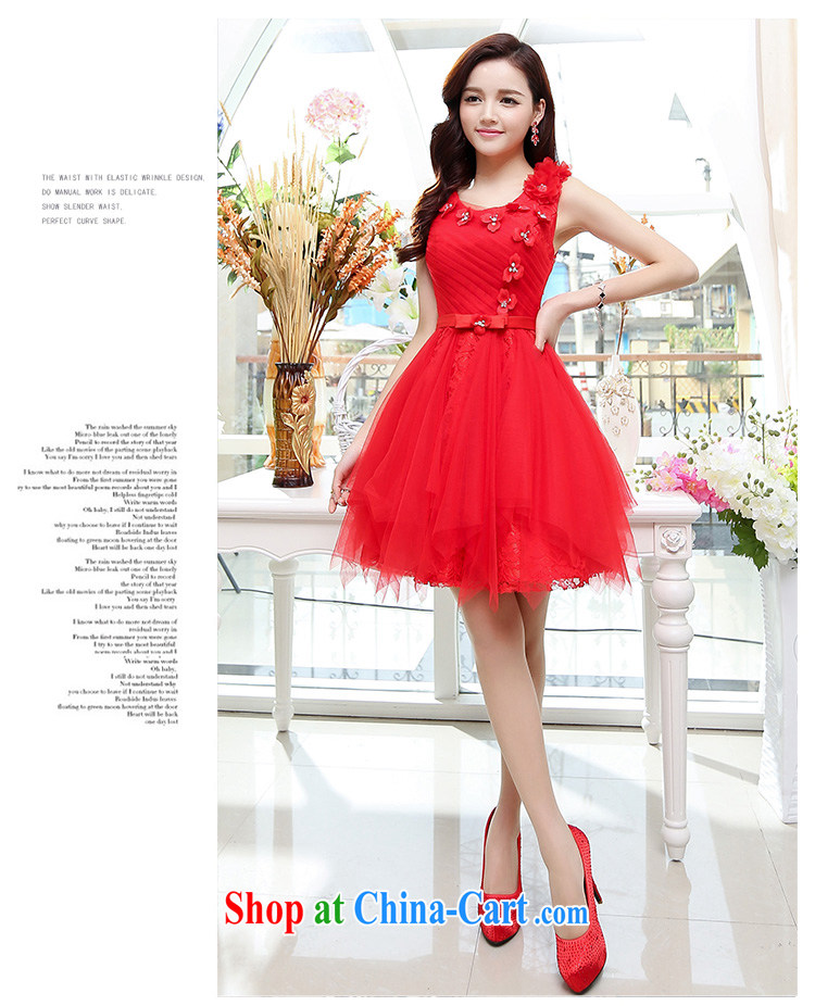 Cover Story 2015 summer elegant lady snow woven embroidery sleeveless dresses dress the skirt with sister bridesmaid clothing bridal red XL pictures, price, brand platters! Elections are good character, the national distribution, so why buy now enjoy more preferential! Health