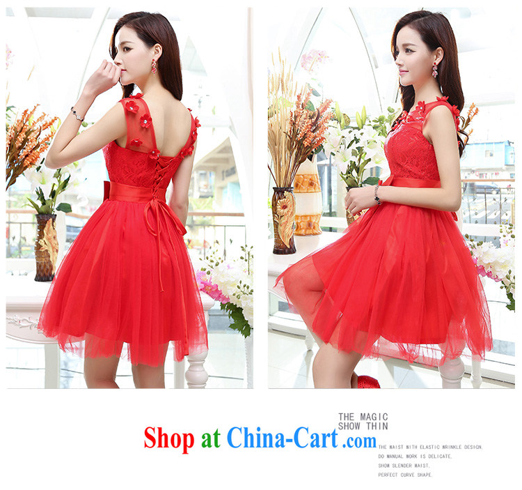 Cover Story 2015 summer wear and elegant ladies snow woven embroidery sleeveless dresses wedding dresses large skirt with sister bridesmaid clothing bridal with apricot XL pictures, price, brand platters! Elections are good character, the national distribution, so why buy now enjoy more preferential! Health