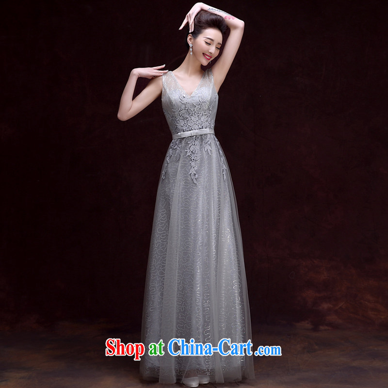 A good service is 2015 new bride toast clothing Spring Summer long bridesmaid sisters served as banquet dress female long XL, serving a good solid, and shopping on the Internet