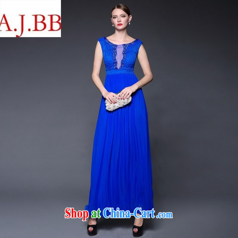 European and American style 2015 summer new goddess elegant wind long evening dress dresses W 0227 by red are code, A . J . BB, shopping on the Internet