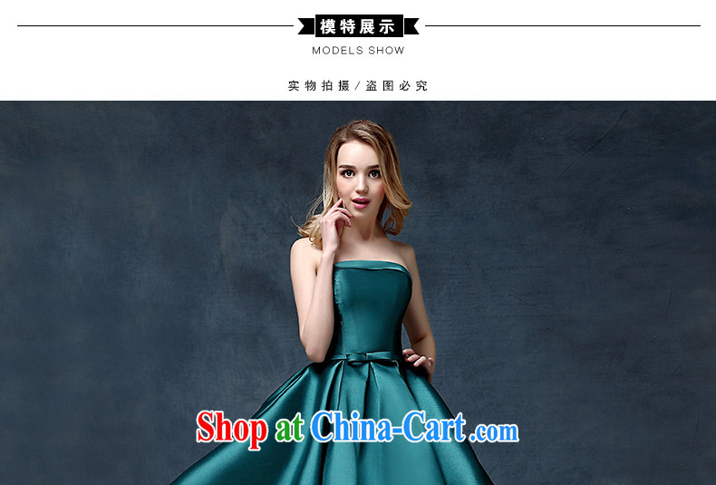 According to Lin Sha Evening Dress 2015 new Korean short spring and summer bows bridal Wedding Fashion moderator dress dresses emerald XL pictures, price, brand platters! Elections are good character, the national distribution, so why buy now enjoy more preferential! Health