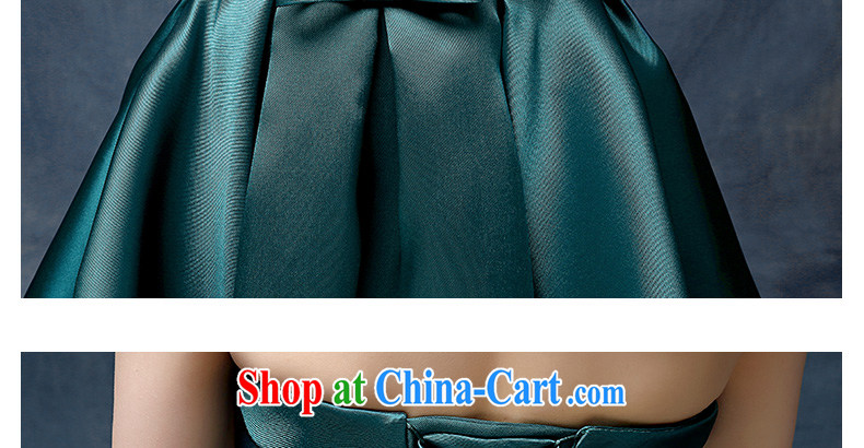 According to Lin Sha Evening Dress 2015 new Korean short spring and summer bows bridal Wedding Fashion moderator dress dresses emerald XL pictures, price, brand platters! Elections are good character, the national distribution, so why buy now enjoy more preferential! Health