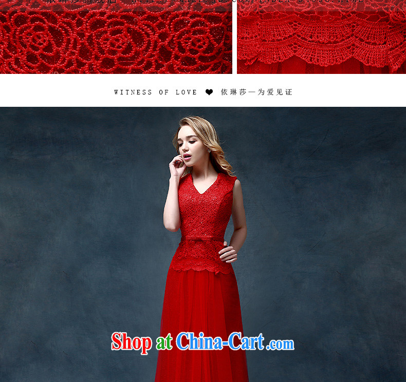 According to Lin Elizabeth spring and summer new upscale bridal toast serving red dress long Graphics thin Wedding Gown dress red XL pictures, price, brand platters! Elections are good character, the national distribution, so why buy now enjoy more preferential! Health