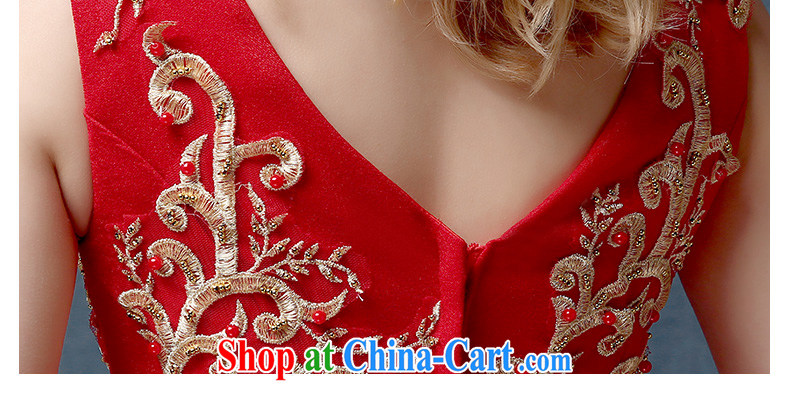 According to Lin Sa 2015 new bride toast clothing fashion bridal dresses red wedding dress Evening Dress long crowsfoot cultivating red are code pictures, price, brand platters! Elections are good character, the national distribution, so why buy now enjoy more preferential! Health