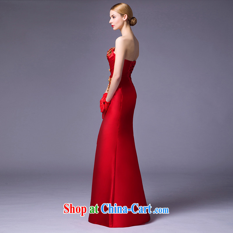 It is not the JUSERE high-end wedding dresses spring 2015 new Chinese crowsfoot cultivating marriages with dress red 10 code, is by no means set, online shopping