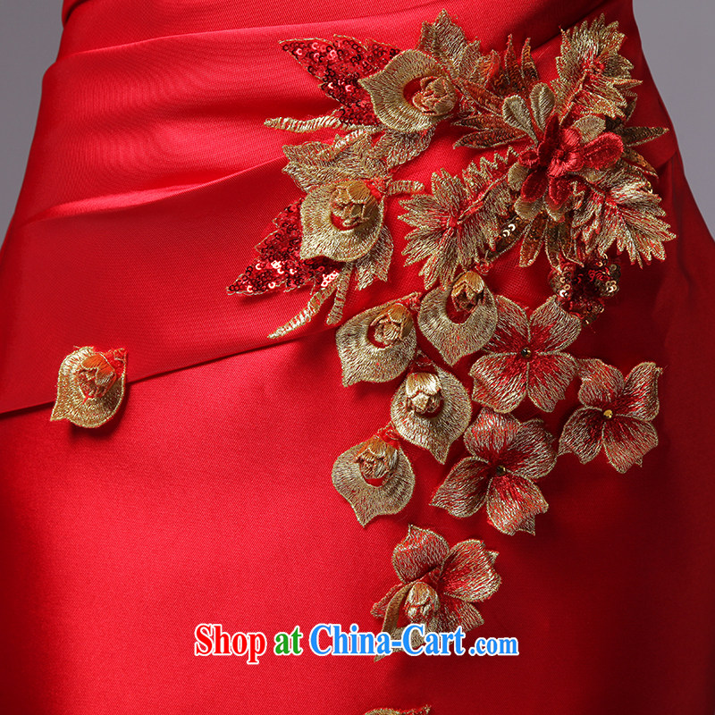 It is not the JUSERE high-end wedding dresses spring 2015 new Chinese crowsfoot cultivating marriages with dress red 10 code, is by no means set, online shopping