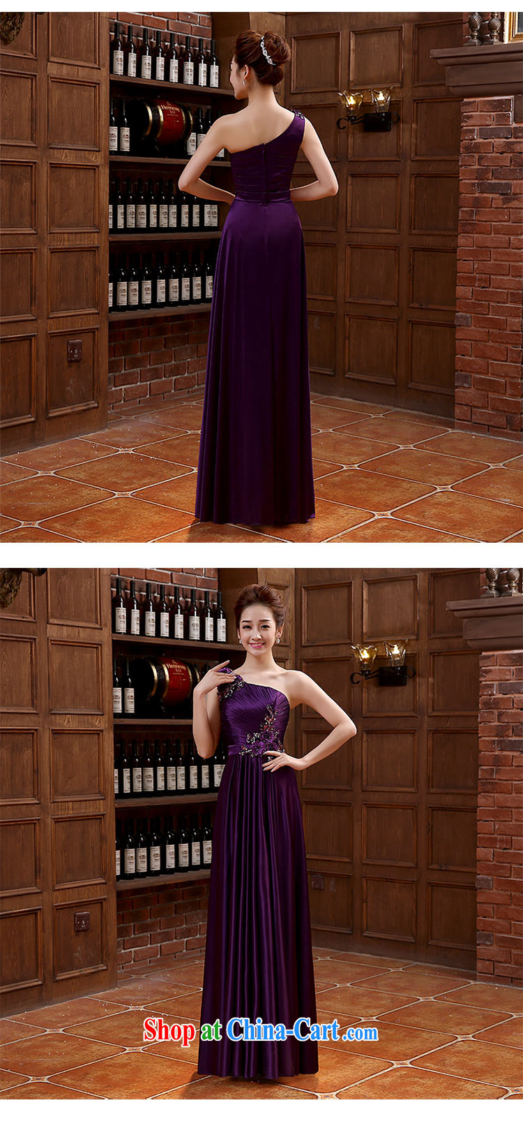 bridesmaid dress long skirt tie bows wedding Korean dresses silk snow woven beauty purple XL pictures, price, brand platters! Elections are good character, the national distribution, so why buy now enjoy more preferential! Health