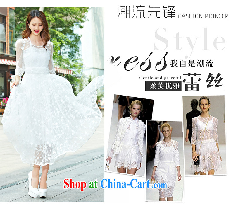 42 multi-yi 2015 hook flower Openwork lace embroidery antique arts ultra-large goddess Beach Resort long skirt 1335 white L pictures, price, brand platters! Elections are good character, the national distribution, so why buy now enjoy more preferential! Health