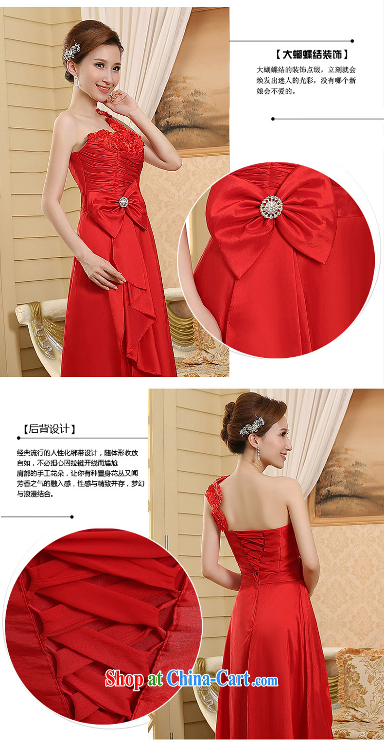 2015 wedding dresses new wedding dress bridal toast clothing Evening Dress red, shoulder-length, red XL pictures, price, brand platters! Elections are good character, the national distribution, so why buy now enjoy more preferential! Health