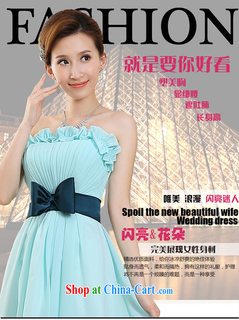 2015 new bridesmaid mission bridesmaid serving short small dress Sister Mary Magdalene skirt annual chest bridesmaid dress bridesmaid dress blue XXL pictures, price, brand platters! Elections are good character, the national distribution, so why buy now enjoy more preferential! Health