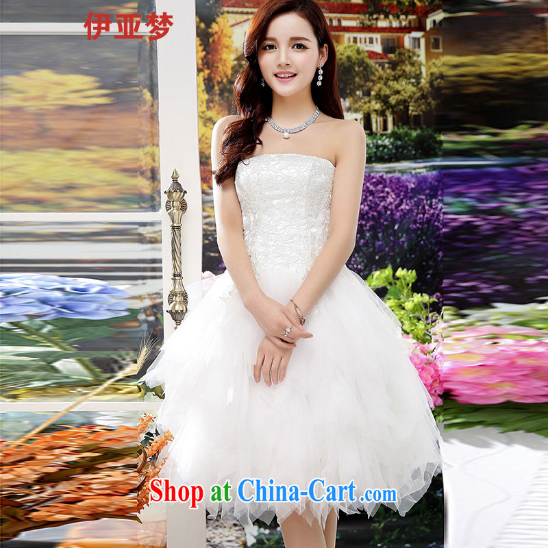 The 2015 summer new dress everyday dress dresses fashion sense of bare chest lace large shaggy dress dress uniform toasting red XL, the dream, and shopping on the Internet