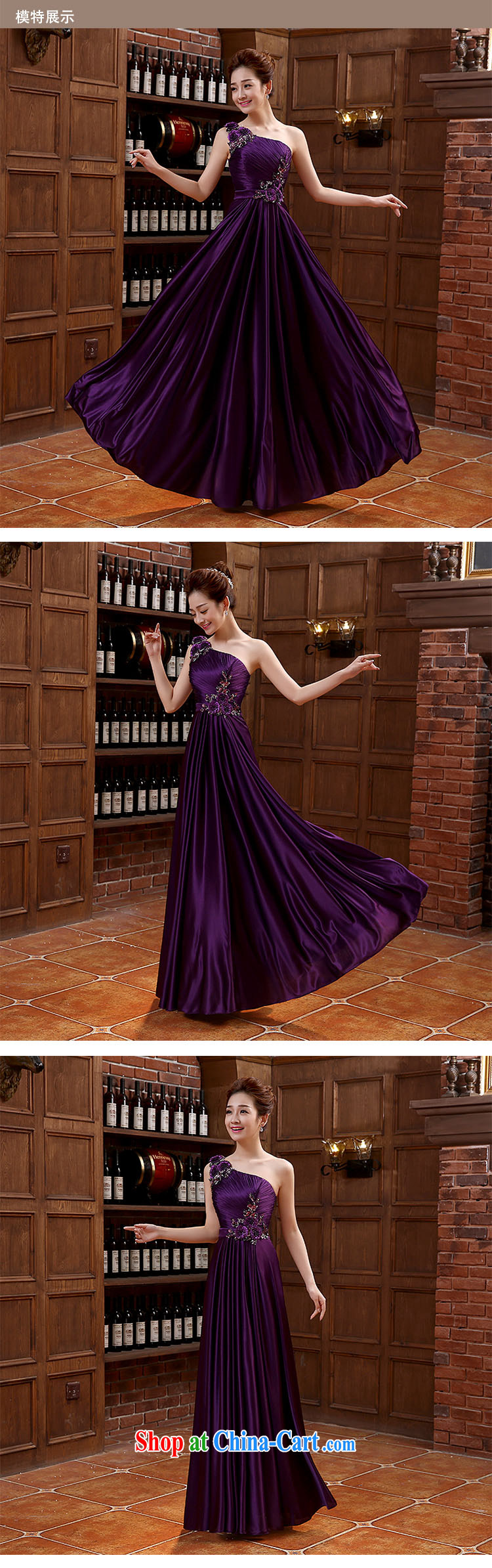 bridesmaid dress long skirt tie bows wedding Korean dresses silk snow woven beauty purple XXL pictures, price, brand platters! Elections are good character, the national distribution, so why buy now enjoy more preferential! Health