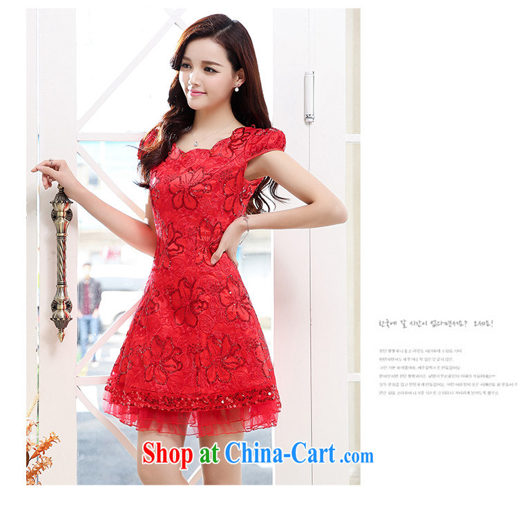 2015 summer new package bows Service Bridal wedding dress dresses red marriages red XXL pictures, price, brand platters! Elections are good character, the national distribution, so why buy now enjoy more preferential! Health