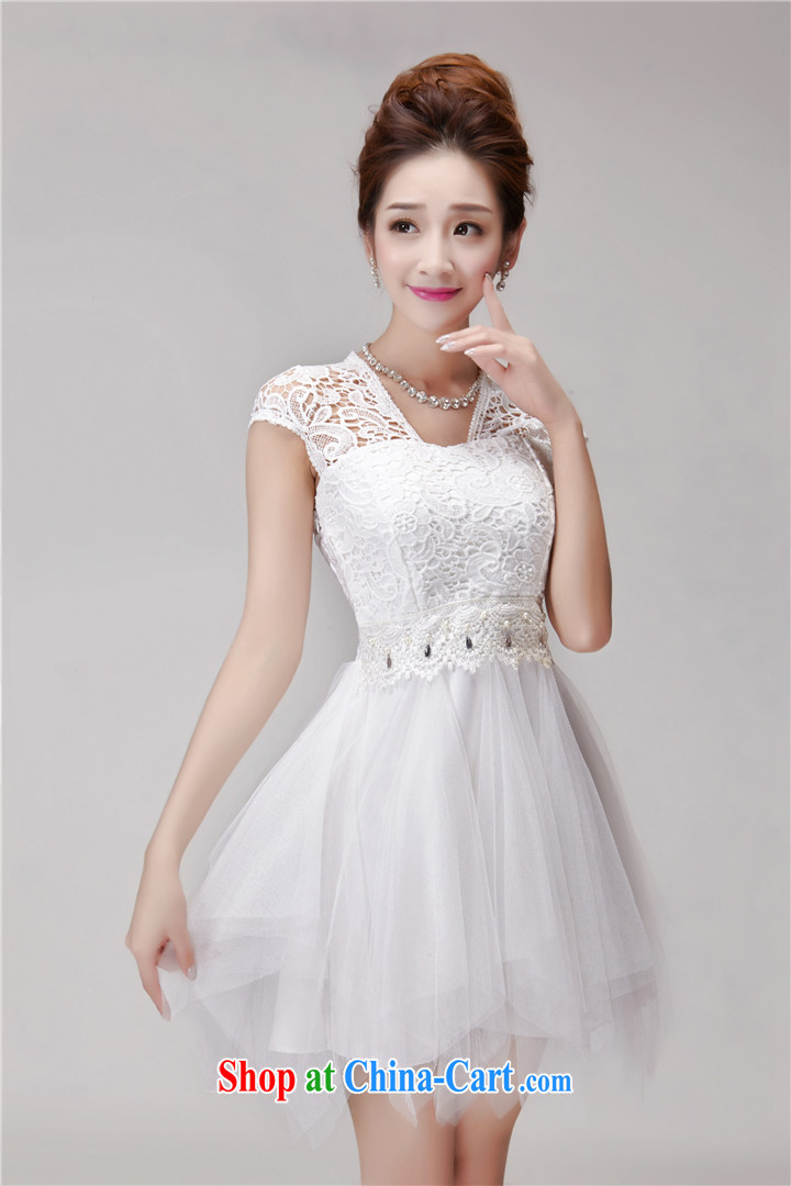 Feng Yi cotton trim 2015 summer new lace hook flower dresses women's clothing shaggy dress style dress skirt white L pictures, price, brand platters! Elections are good character, the national distribution, so why buy now enjoy more preferential! Health