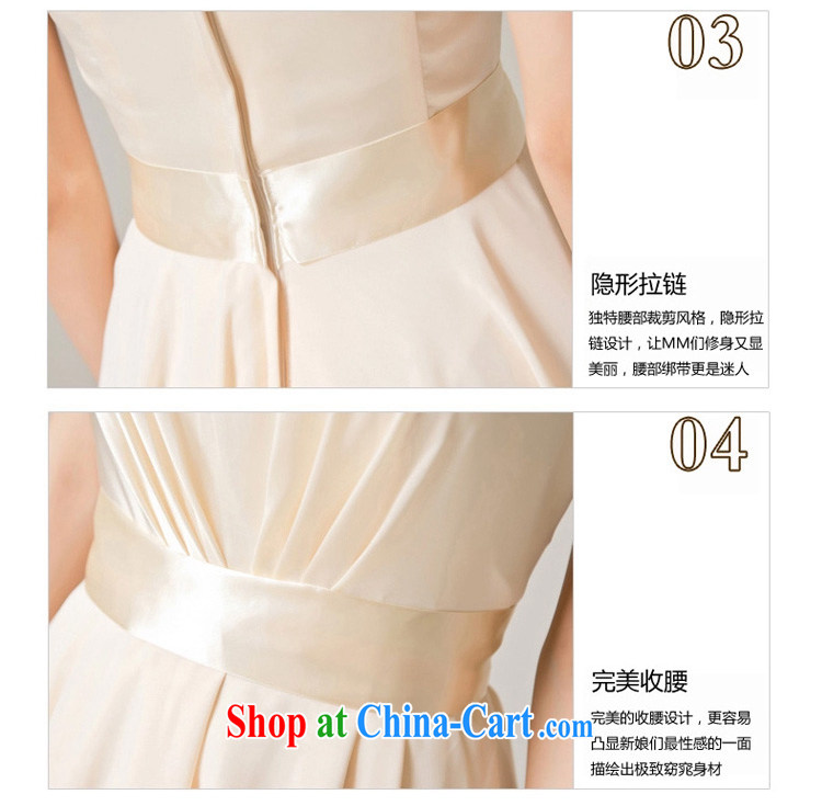 2015 Korean version of the new, small short dresses bridal wedding dresses dinner will lace bows bridesmaid dress short, champagne color other size will be 20 pictures, price, brand platters! Elections are good character, the national distribution, so why buy now enjoy more preferential! Health