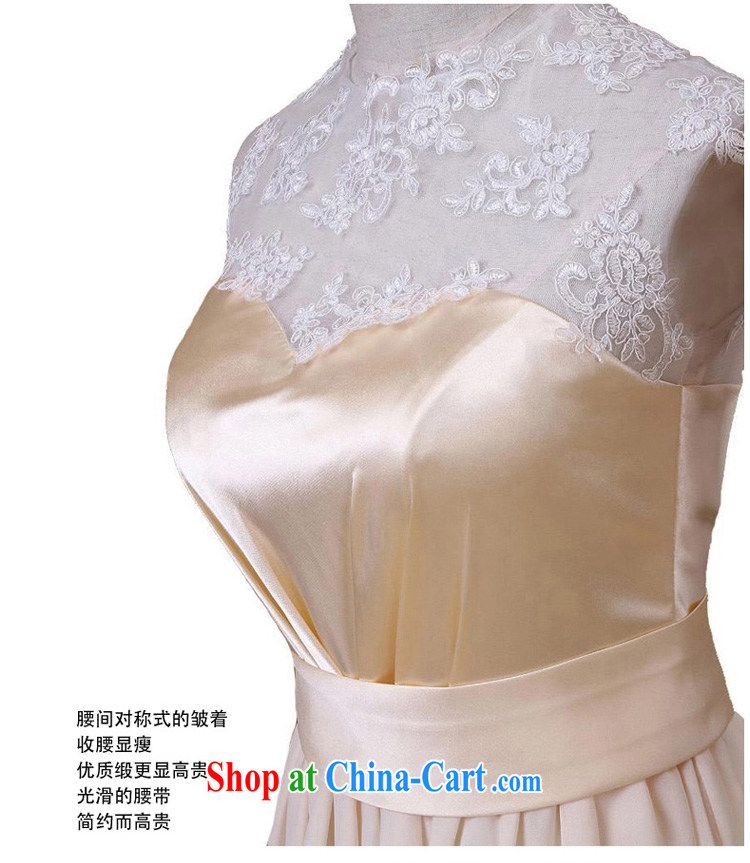 2015 Korean version of the new, small short dresses bridal wedding dresses dinner will lace bows bridesmaid dress short, champagne color other size will be 20 pictures, price, brand platters! Elections are good character, the national distribution, so why buy now enjoy more preferential! Health