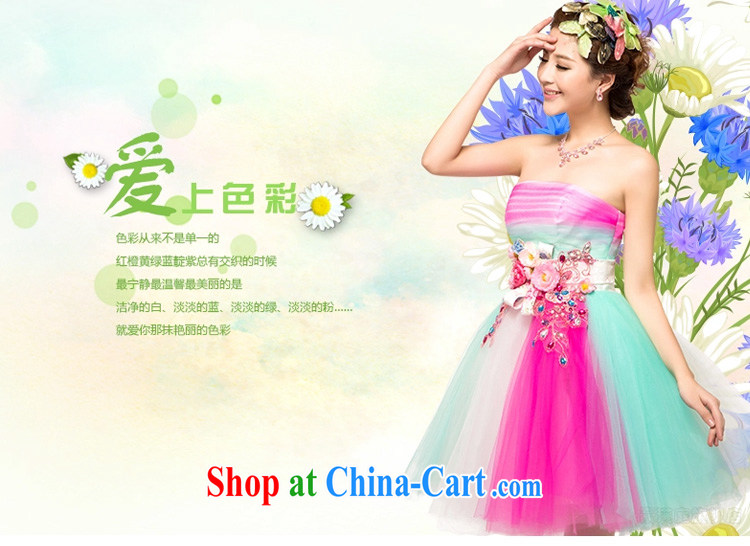 Ho full Chamber 2015 new appearances serving short Korean Princess bridesmaid toast serving serving color clothing dresses colorful XL pictures, price, brand platters! Elections are good character, the national distribution, so why buy now enjoy more preferential! Health