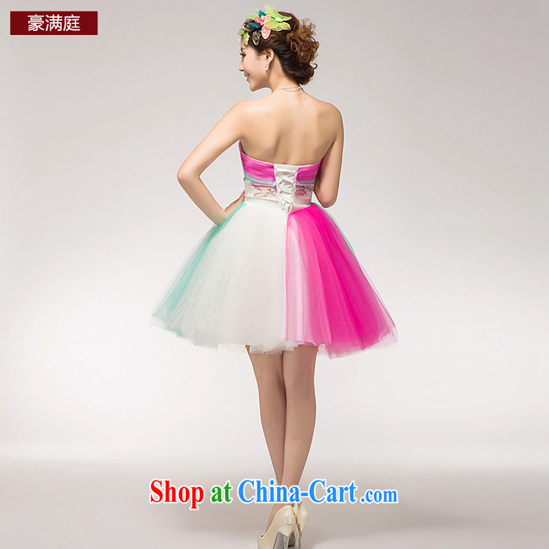 Ho full Chamber 2015 new appearances serving short, Korean Princess bridesmaid toast serving serving color clothing dresses colorful XL, Ho full chamber, and shopping on the Internet