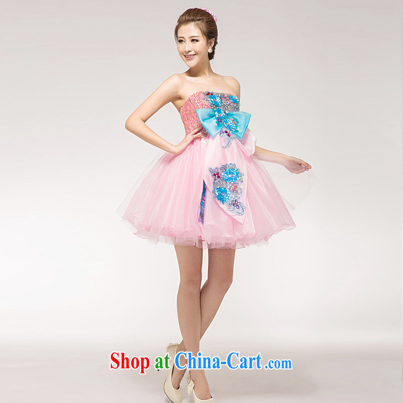 wedding dresses 2015 new show clothing and stylish dress wiped his chest at night short bridesmaid clothing moderator dress girls colorful S, Ho full chamber, and shopping on the Internet