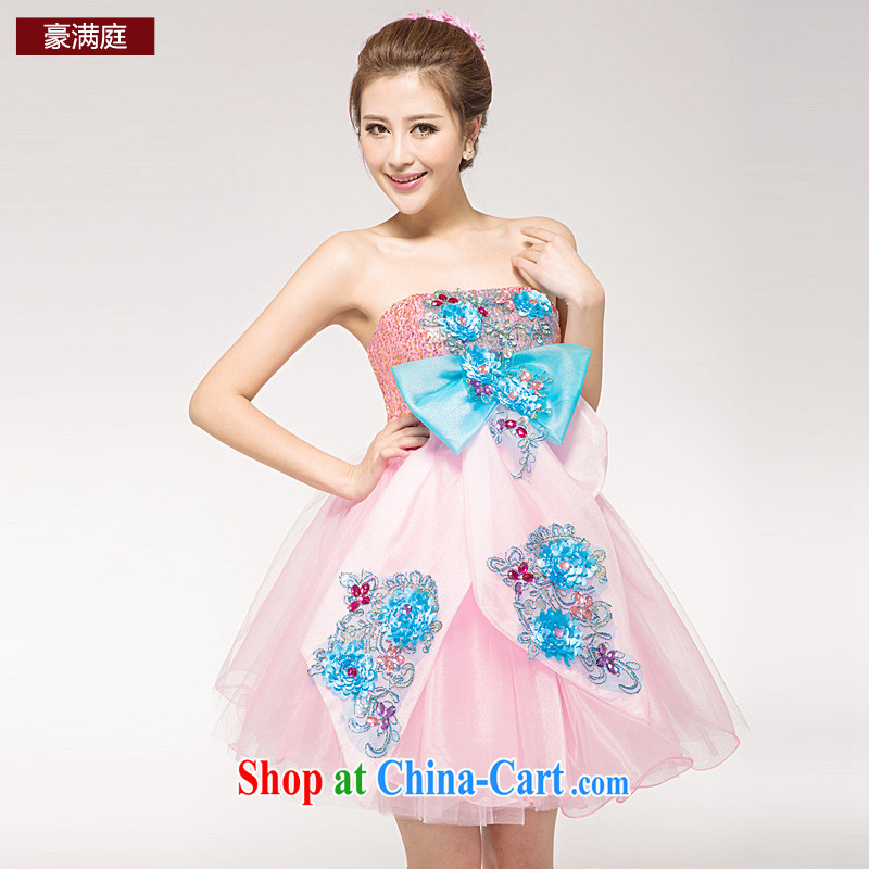 wedding dresses 2015 new show clothing and stylish dress wiped his chest at night short bridesmaid clothing moderator dress girls colorful S, Ho full chamber, and shopping on the Internet