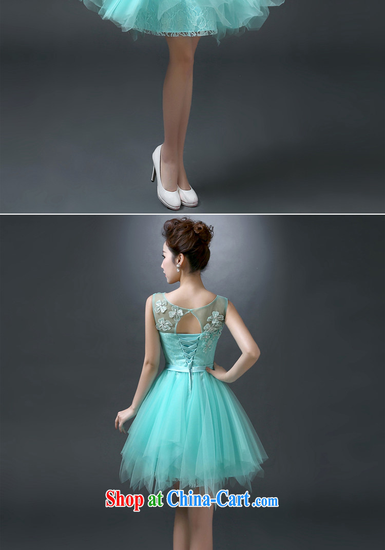 White first about serving toast Bridal Fashion small dress dress bridesmaid dress 2015 new spring and summer shoulder Evening Dress short wedding Ice Blue tailored contact Customer Service pictures, price, brand platters! Elections are good character, the national distribution, so why buy now enjoy more preferential! Health