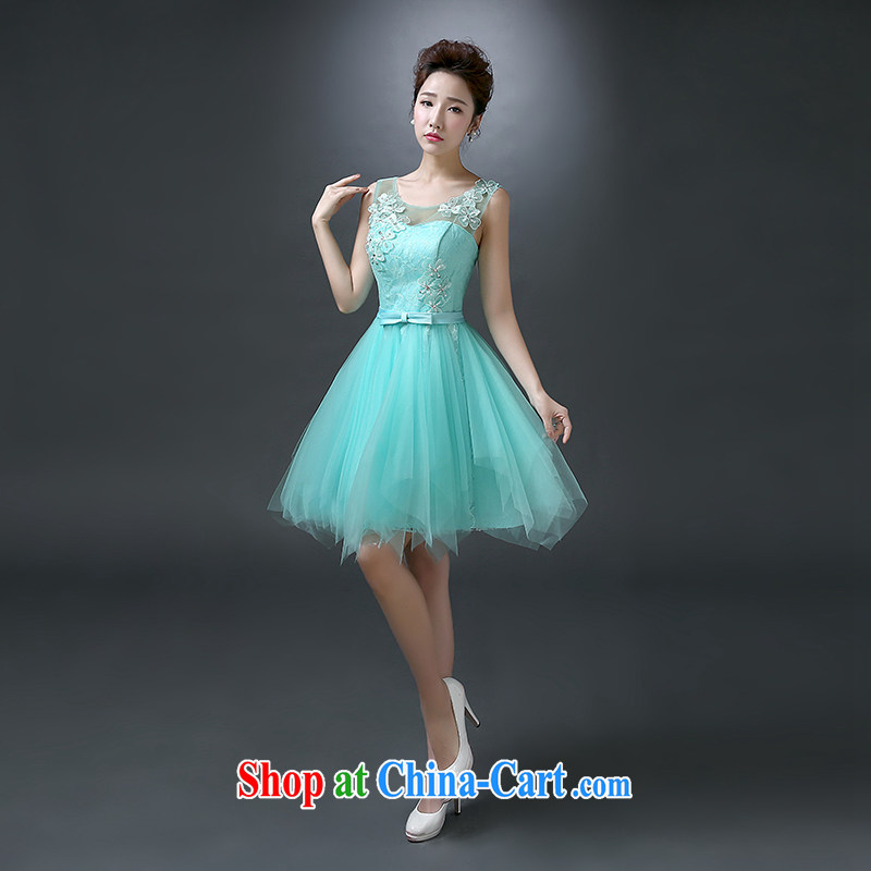 White first into some toast Service Bridal Fashion small dress dress bridesmaid dress 2015 new spring and summer double-shoulder dress short wedding Ice Blue is tailored to contact customer service, white first to about, shopping on the Internet