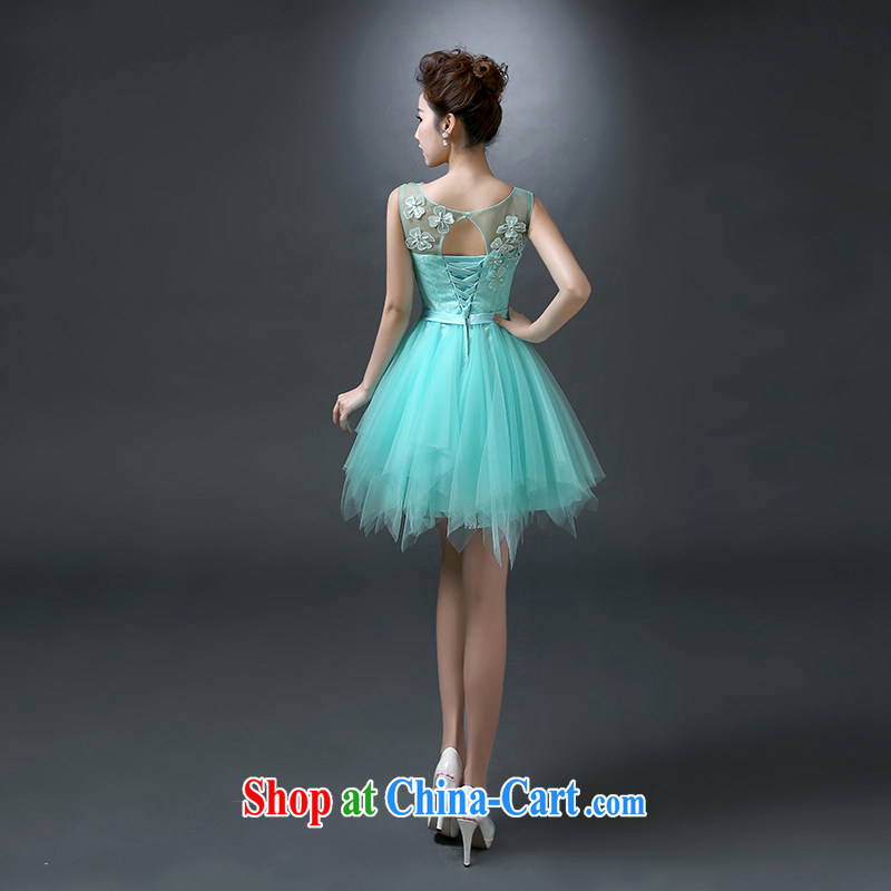 White first into some toast Service Bridal Fashion small dress dress bridesmaid dress 2015 new spring and summer double-shoulder dress short wedding Ice Blue is tailored to contact customer service, white first to about, shopping on the Internet