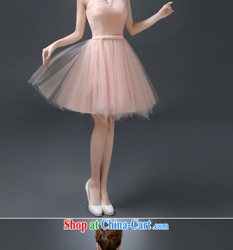 White first to approximately 2015 new bridesmaid serving short single shoulder style banquet dress short wedding bridal toast summer service shaggy skirts Ice Blue L pictures, price, brand platters! Elections are good character, the national distribution, so why buy now enjoy more preferential! Health