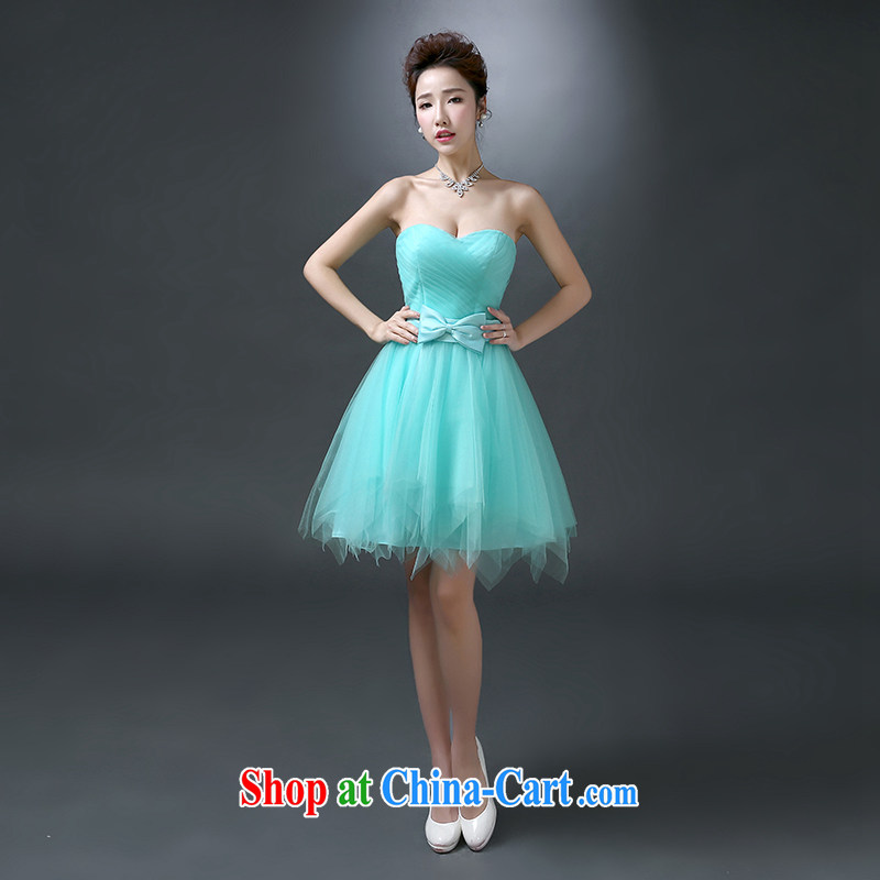 White first to approximately 2015 new bridesmaid wiped his chest stylish banquet dress short spring and married women toast summer service shaggy dress dark green is tailored to contact customer service, white first about, online shopping