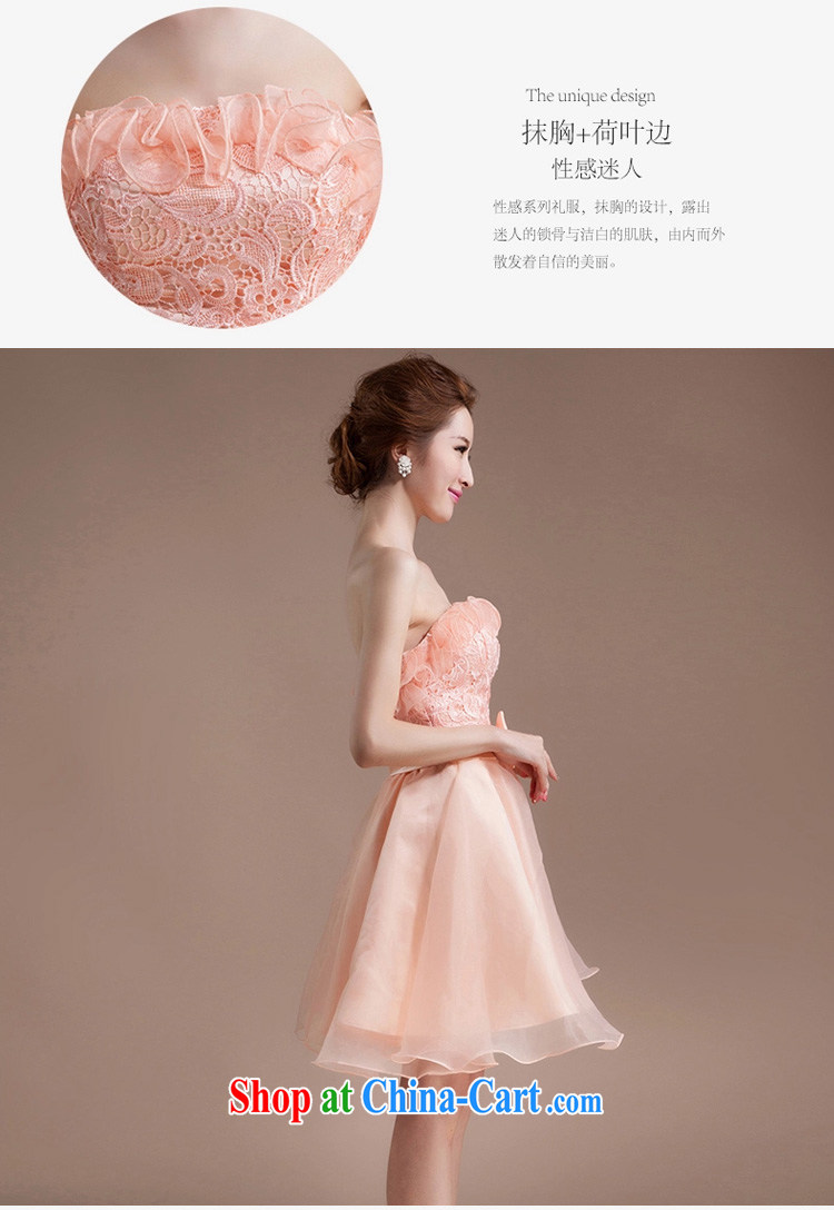 Bridal wedding dresses larger champagne color bowtie short bows service bridesmaid evening gown new 2015 erase chest long XL pictures, price, brand platters! Elections are good character, the national distribution, so why buy now enjoy more preferential! Health