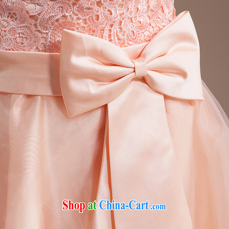 Bridal wedding dresses larger champagne color bowtie short bows service bridesmaid evening gown new 2015 wiped his chest long XL, Ho full chamber, shopping on the Internet