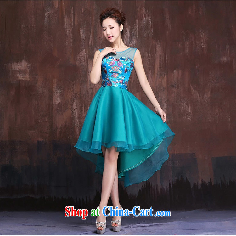 Ho full Chamber bridal dresses 2015 new marriage toast serving evening banquet style double-shoulder dress dresses girls blue M pictures, price, brand platters! Elections are good character, the national distribution, so why buy now enjoy more preferential! Health