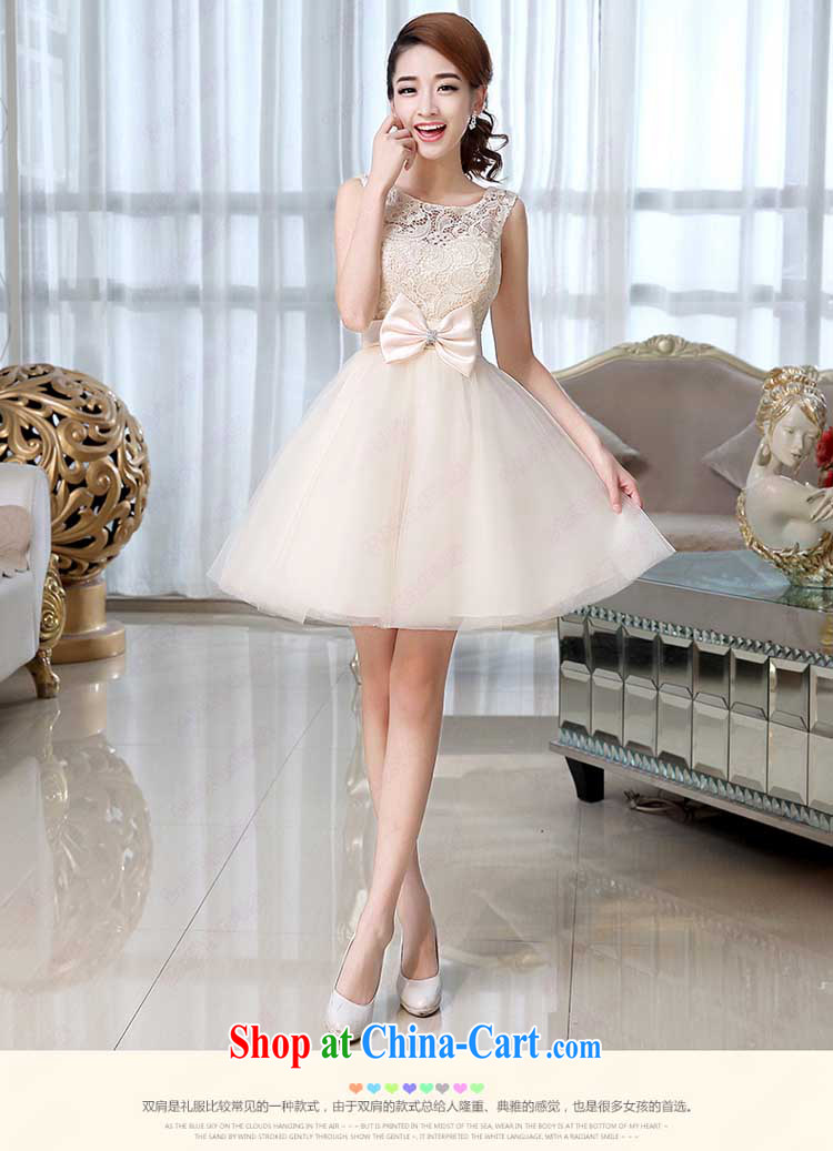 Dream of the day summer 2015 new wedding dresses dress bridesmaid dress dress toast short XLF 335 champagne color XXXL 2.4 feet waist pictures, price, brand platters! Elections are good character, the national distribution, so why buy now enjoy more preferential! Health