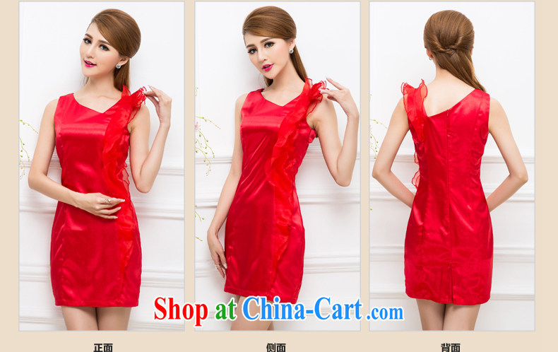 Tang Dynasty minimalist luxury Solid Color beauty dress dresses sunset red XXL pictures, price, brand platters! Elections are good character, the national distribution, so why buy now enjoy more preferential! Health
